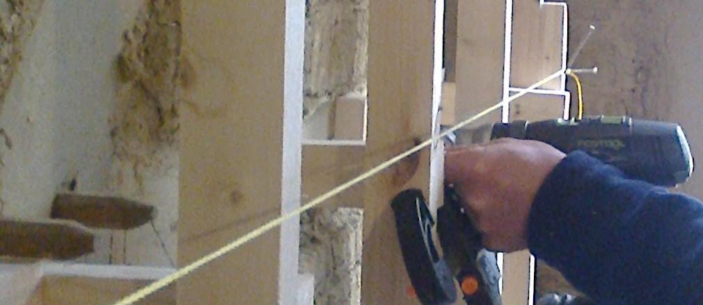 Schalung wird angebracht